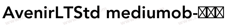 AvenirLTStd mediumob字体转换